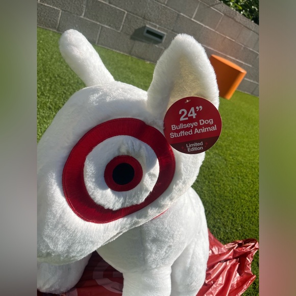 24” Bullseye Target Holiday Limited Edition Plush Stuffed Dog Toy - Picture 3 of 4